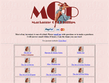 Tablet Screenshot of moppinup.com